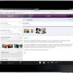 Yahoo Mail mit HTML5 auf dem Apple iPad