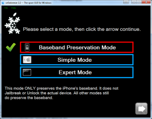Baseband Protection Mode im neuen Sn0wbreeze 2.2 Update 