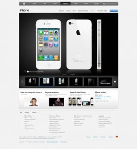 weißes iPhone 4: Bilder des weißen iPhone 4 auch auf der deutschen Apple Website 