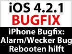 iPhone Wecker & Alarm Bug durch Reboot beheben 