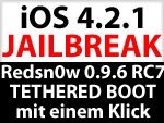 Download Redsn0w 0.9.6 RC7 für Windows & Mac OS X - Schneller tethered Boot mit einem Klick 