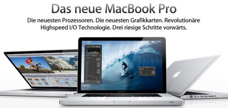 Das neue Macbook Pro - jetzt verfügbar! 
