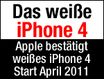 Apple iPhone 4 in weiß bestätigt - iPhone 5 kommt später?