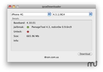 ipswDownloader - Download iPhone, iPad & iPod touch iOS Firmware