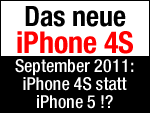 Kein Apple iPhone 5 - dafür aber iPhone 4S im September 2011! 