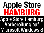 Apple Store Hamburg mit Windows Logo! 