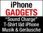 Orange Sound Charge T-Shirt läd iPhone Akku per Musik! 