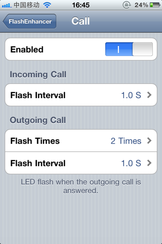 iPhone 4 LED Blitz bei Anruf - Länge, Dauer, Pause! 
