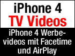 Apple iPhone 4 Fernseh-Werbung mit Facetime & Airplay