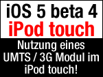 iOS 5 beta 4 : iPod touch mit UMTS Modul? 