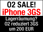 SALE bei O2: iPhone 3GS jetzt 200 EUR günstiger! 