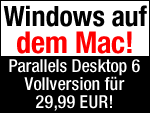 Parallels Desktop 6 Vollversion für 29,99 EUR!