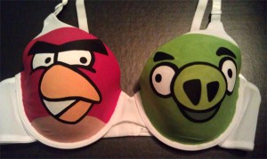 Angry Boobs - der BH für Angry Birds Fangirls! 