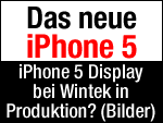 Bilder der iPhone 5 Touchscreen / Display Produktion von Wintek? 