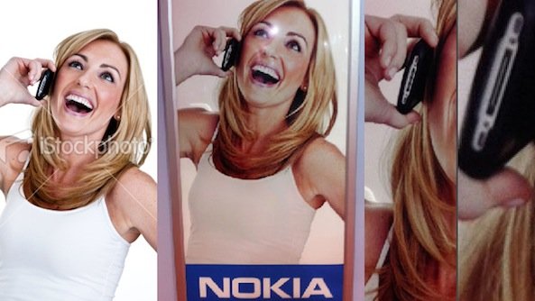 Nokia Werbung mit Apple iPhone? 