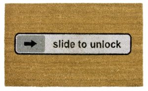 Slide to Unlock Fußmatte