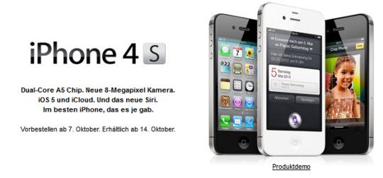 iPhone 4S bei Telekom / T-Mobile vorbestellen / kaufen! 1