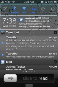 IntelliScreenX : iOS 5 Notification Center auf dem Lockscreen (Cydia Jailbreak Tweak) 1