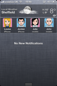 iOS 5 Notification Center / Mitteilungszentrale Cydia Jailbreak Tweaks 4