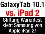 iPad 2 schlechter als Samsung Galaxy Tab 10.1?