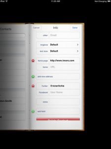 Beweise für Facebook in iOS 5.1?