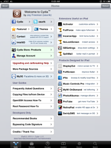 iPad 3 Jailbreak Cydia