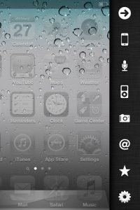 Deck Cydia Tweak - iPhone Schnellstart Sidebar