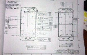 Technische Zeichnung eines neuen iPhone 5?