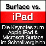 Keynotes im Vergleich: iPad vs. Surface - Apple vs. Microsoft - Steve vs. Steve