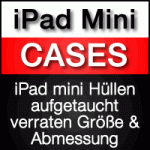 iPad Mini Hüllen verraten Größe & Abmessung