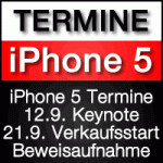 Wann kommt das neue iPhone 5 - Termine Keynote / Verkaufsstart