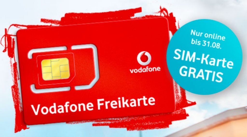 Endspurt kostenlose Vodafone Callya Prepaid Freikarte