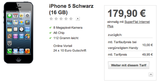 iPhone 5 vodafone - Bestellung nun möglich