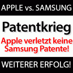 Apple auf Gewinnerkurs: iPhone & iPod verletzen keine Samsung Patente