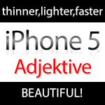 iPhone 5: thinner, lighter, faster, beautiful
