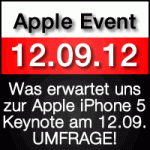 Was zeigt Apple beim iPhone 5 Event am 12.09.