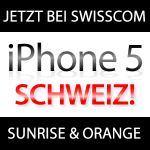 iPhone 5 Schweiz: iPhone 5 bei Swisscom, Sunrise, Orange