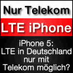 Nur bei Telekom: LTE im iPhone 5 