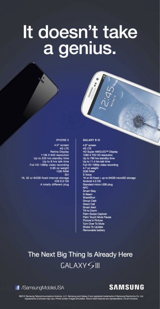 Samsung Galaxy S3 iPhone 5 Werbung Original