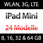 Apple iPad Mini kommt in 24 Varianten!