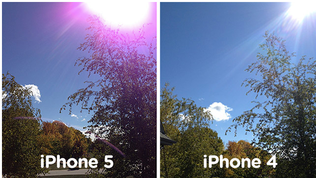 iPhone 5 Kamera Problem: Apple erklärt lila Schlieren durch rosarote Brille! (Lensgate) 1