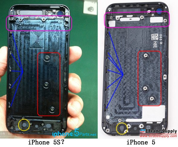 iPhone 5S - Fotos der "neuen" iPhone 5S Rückseite & Innenleben? 3