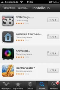 ACHTUNG FAKE: SBSettings (ohne Jailbreak) im App Store - NICHT KAUFEN! 2