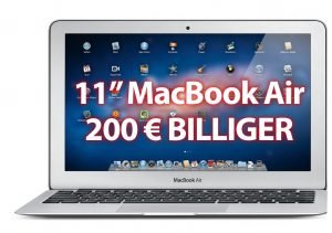 MacBook Air 200 Euro billiger