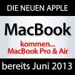 2013: neue MacBook Pro & Air