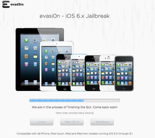 Evasi0n iOS 6.x Jailbreak von Evad3rs!