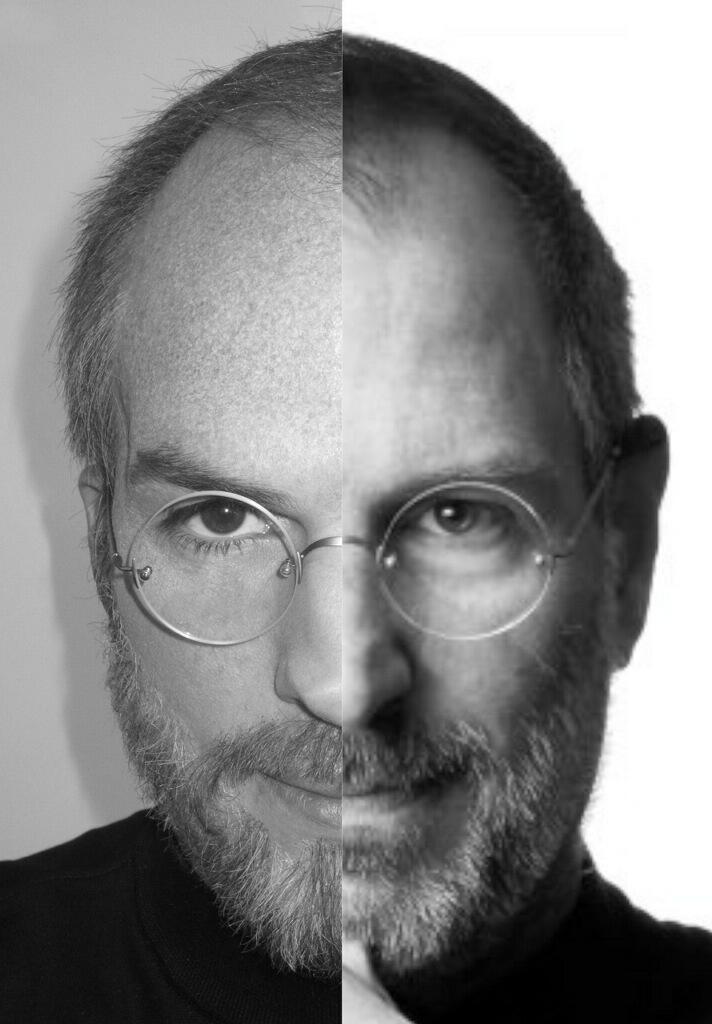 Vergleich: Ashton Kutcher vs. Steve Jobs