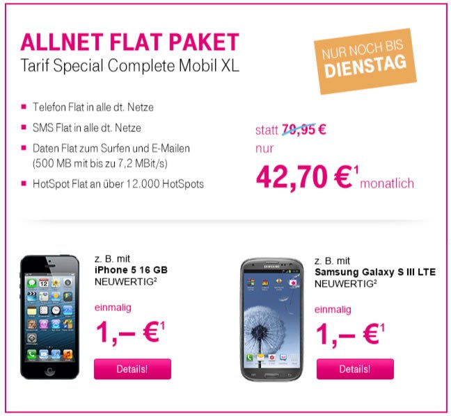 telekom iphone 5 1 Eur