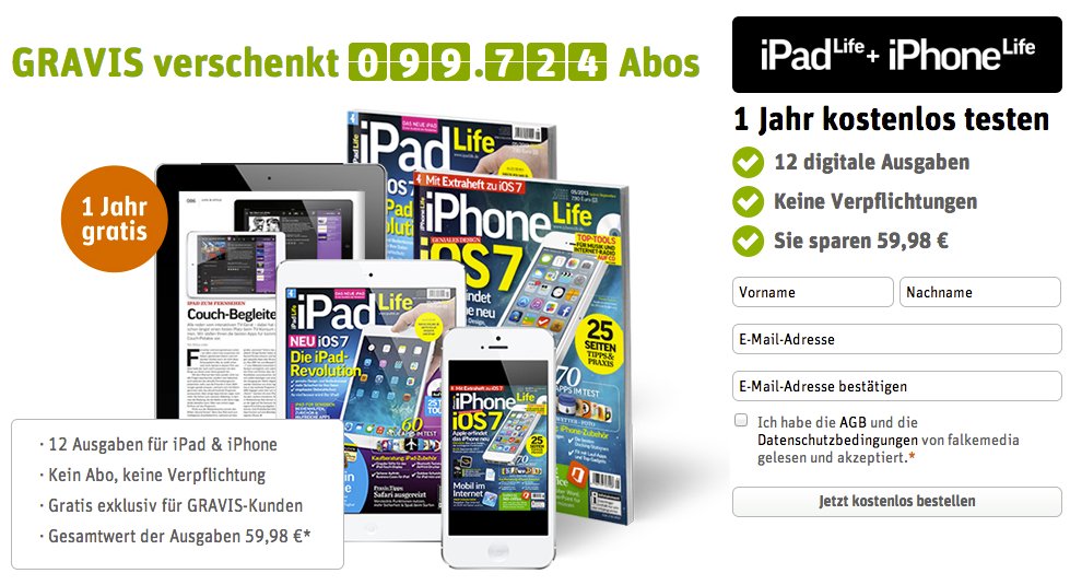 kostenlos ipad iphone life magazin