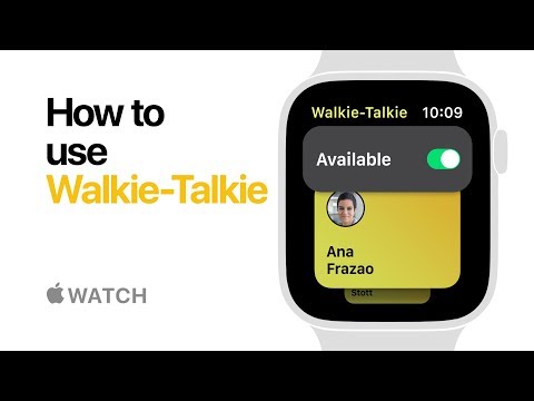 Apple Watch Series 4 — How to use Walkie-Talkie — Apple